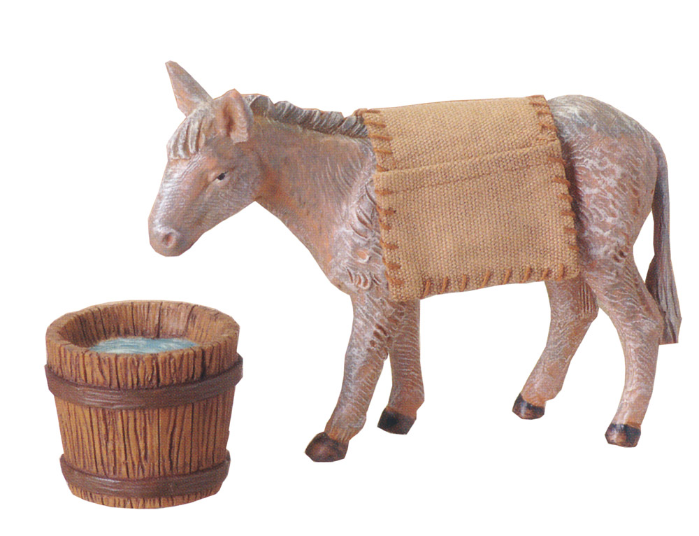 7.5 Inch Scale Mary's Donkey by Fontanini: Faithful Christian Store.com