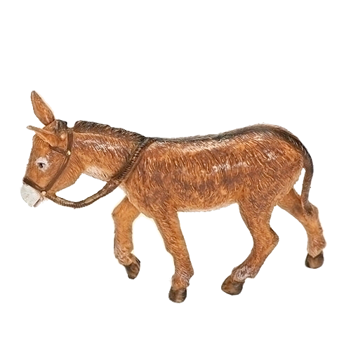 5 Inch Scale - Brown Donkey by Fontanini: Faithful Christian Store.com